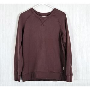 Pact Crewneck Sweatshirt Organic Cotton PullOver Dusty Purple Sz M